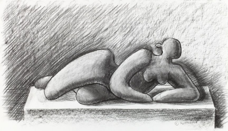 "Study for Reclining Figure," 1992, by Allan Houser. Image courtesy of Houser/Haozous Family Limited Partnership.