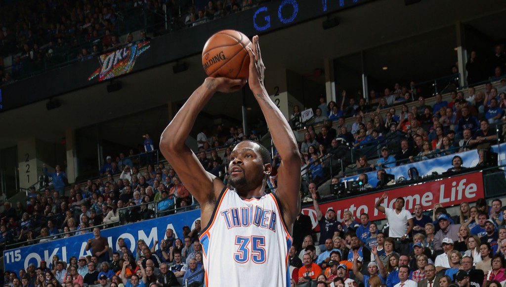 Kevin Durant. Photo by Layne Murdoch/NBAE/Getty Images, courtesy OKC Thunder.