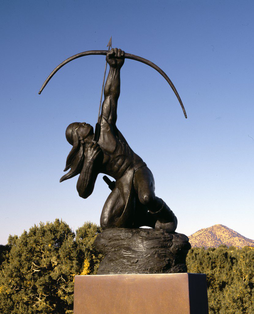 Sacred Rain Arrow, 1988, is one of Allan Houser’s most recognizable works. Photo courtesy Allan Houser Inc.