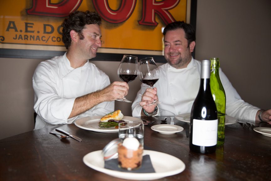  Brothers Brandon Benelli (left) and Matt Kelley make culinary perfection from the simplicity of good flavors and food. Photos by Brandon Scott.