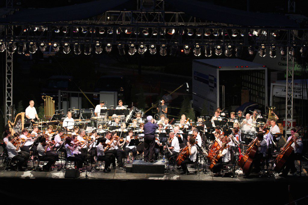 The Oklahoma City Philharmonic in performance at Arts Festival Oklahoma. Courtesy.