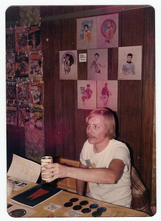 john Wooley in the early days of the oklahoma alliance of fans. Photo courtesy John Wooley.