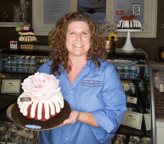 Marie Hicks, co-owner of Nothing Bundt Cakes in Tulsa, sells nostalgia. Photos by Brandon Scott.