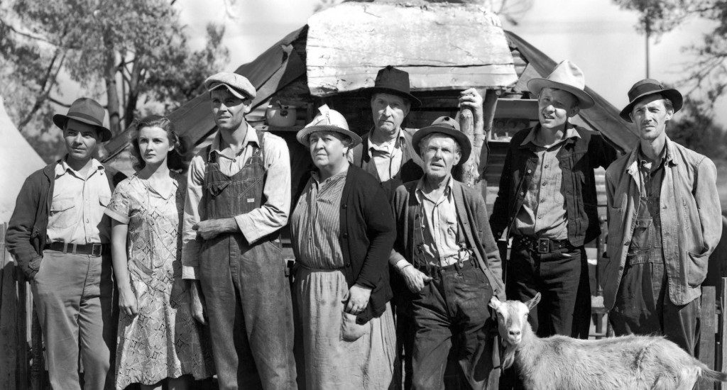 The cast of the film The Grapes of Wrath.