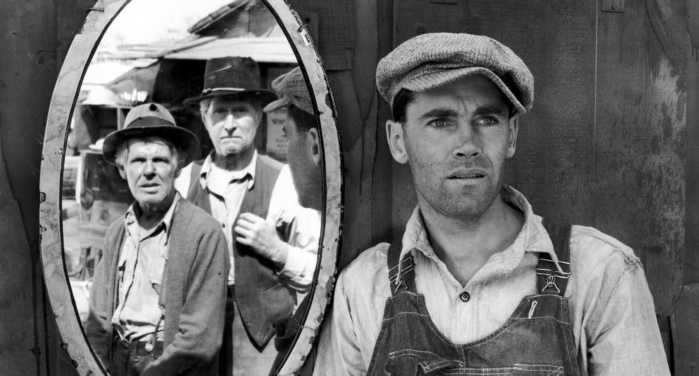 A scene from the film The Grapes of Wrath.