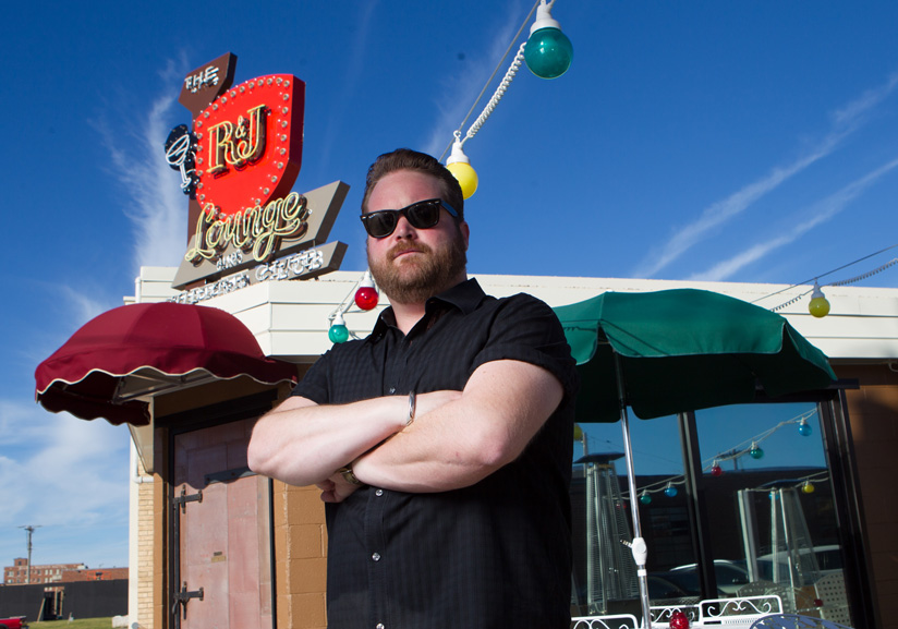 Chef Russ Johnson is half of the team behind R&J Lounge and Supper Club. Photo by Brent Fuchs.