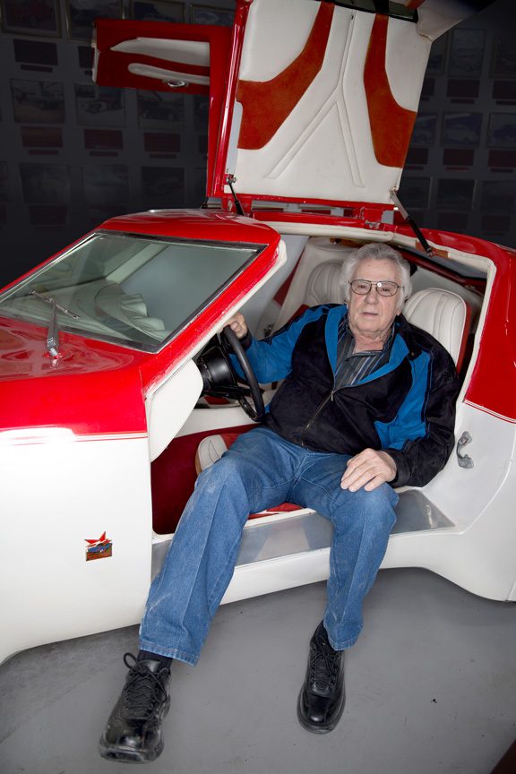 Custom car pioneer Darryl Starbird looks forward to the 20th anniversary of the national rod and custom car hall of fame museum in June. Photos by Brandon Scott.