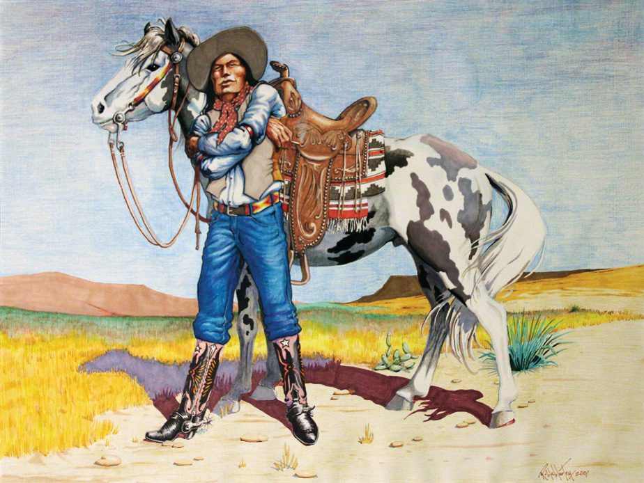 "Joe Rider" by Robby McMurtry. Courtesy The National Cowboy & Western Heritage Museum