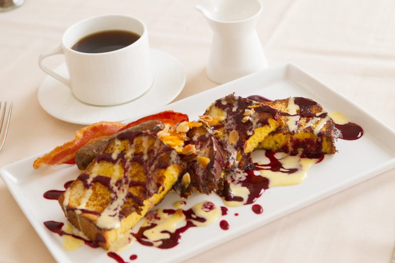 French toast at the Museum Cafe. Photo by Brent Fuchs.