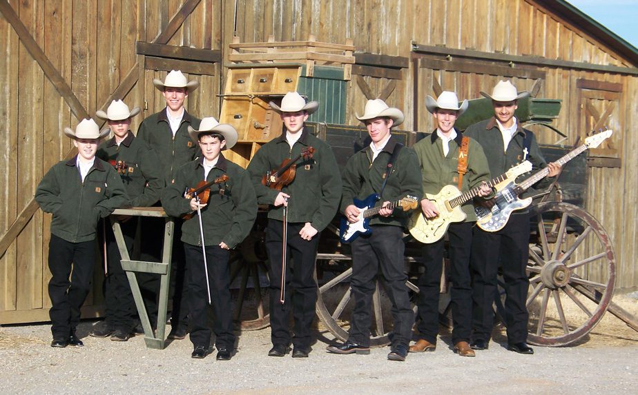 Back row: Corey White, Turner Armitage and Landon Morgan. Front row: Michael Thompson, Douglas Thompson, Jake Self, Merrit Armitage and Casey Thompson.