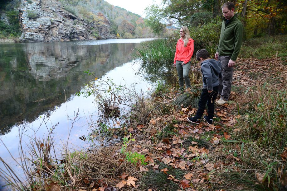 Enjoy the great scenery, while hiking skyline trail at Beavers Bend State Park.