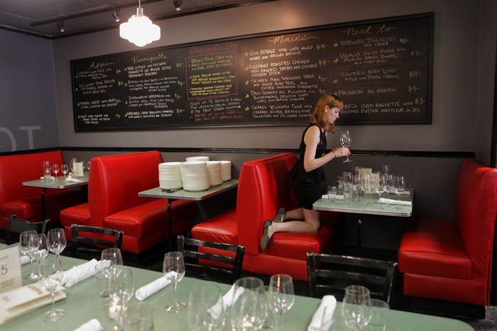 Inside Poole’s diner, a popular dining spot in downtown Raleigh named in Southern Living’s list of 100 best bars in the south.