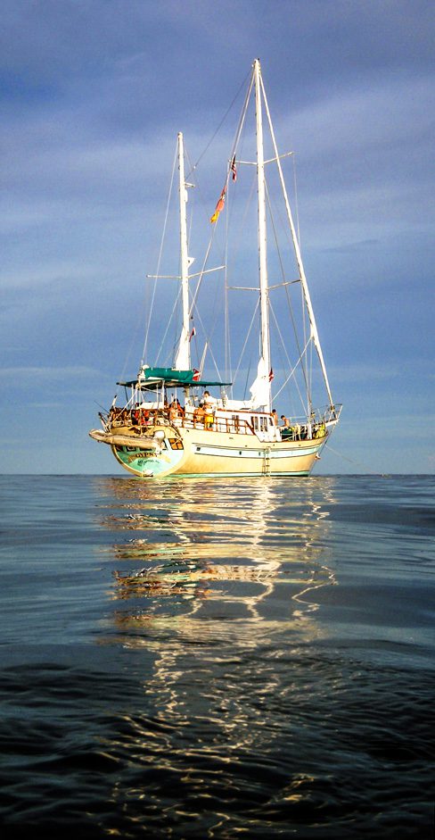 Sailboats find refuge in Marathon’s Boot Key Harbor and exploration on its calm, open waters. 