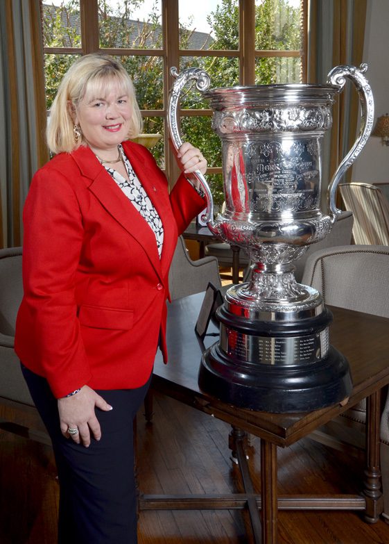 Sheila Dills is president of the Women’s Oklahoma Golf Association and champion amateur golfer. Photo by Dan Morgan.
