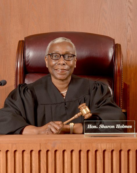 The Hon. Sharon Holmes was sworn in as the first female black judge in Tulsa County. Photo by Dan Morgan.