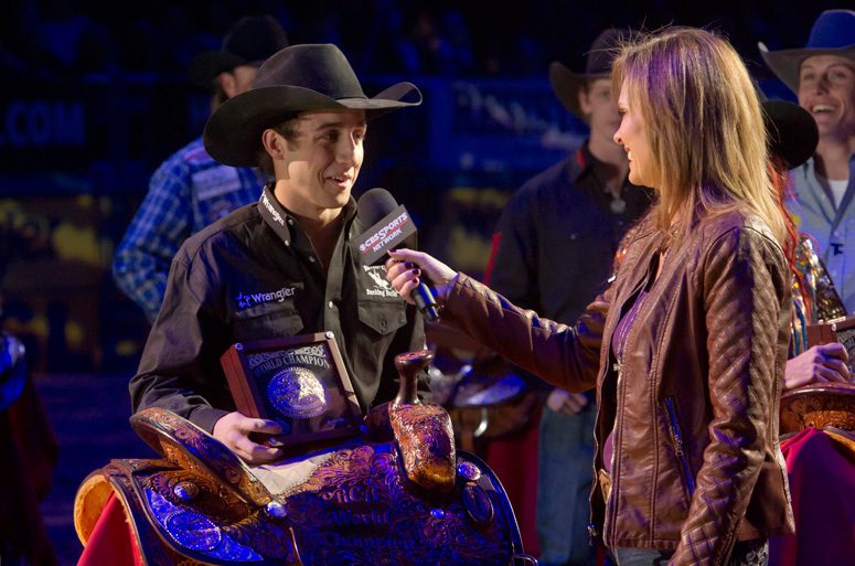 Strong City, Okla., native Sage Kimzey is quickly rising the ranks of pro bull riders. Photos courtesy Professional Cowboys Rodeo Association.