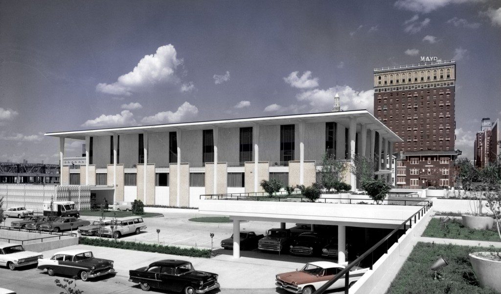 The Central Library in downtown Tulsa opened 50 years ago. Photo courtesy Tulsa City-County Library.