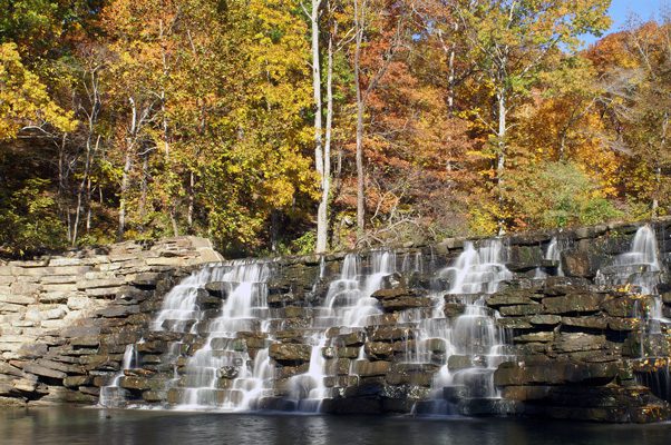Devil’s Den State Park is located south of Fayetteville. 