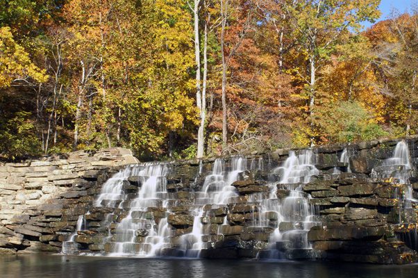 Devil’s Den State Park is located south of Fayetteville.