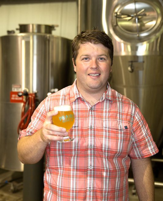 Chase Healey, co-owner and Brewmaster Of Prairie Artisan Ales. Photo by Brandon Scott.