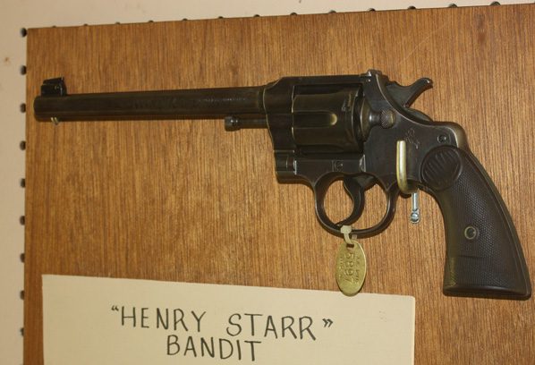 A pistol from the museum’s Law & Order Exhibit. Photo courtesy J.M. Davis Arms and Historical Museum.