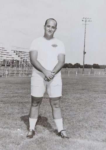 Hendrickson at the beginning of his coaching career. Photo courtesy Bruce Hendrickson.