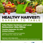 Healthy Harvest Garden to Table