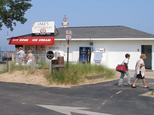 Jake's At The Beach serves summertime snacks at the New Buffalo Public Beach. Photos courtesy J. Smitchger - Newbuffalo.com