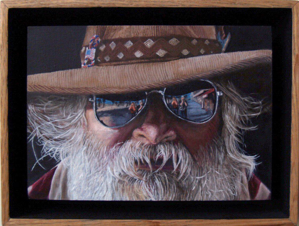 Jonathan Martindale, Bethany, The Social Anti-Social, Oil on framed wood panel.