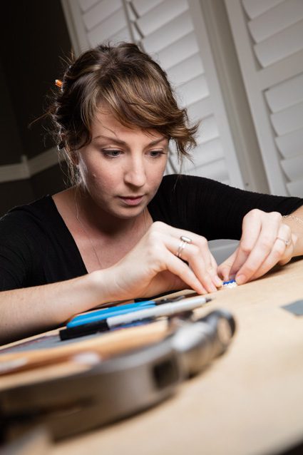 As a child, Lexi Piper knew that a traditional 9-to-5 job wasn’t going to be for her. She now makes a living through photography and silversmithing. Photo by Brent Fuchs.