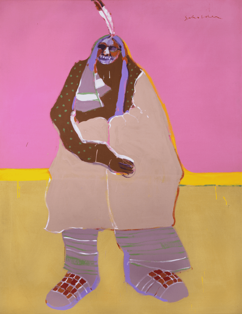 Fritz Scholder (American, 1937-2005) Laughing Indian, CA. 1976.