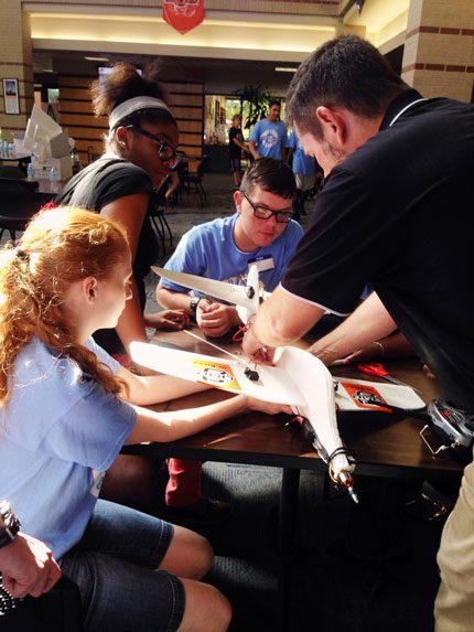 One goal of the Tulsa Regional STEM Alliance is to engage with girls at younger ages to encourage interest in high-impact STEM fields. Photo courtesy Tulsa Regional Stem Alliance