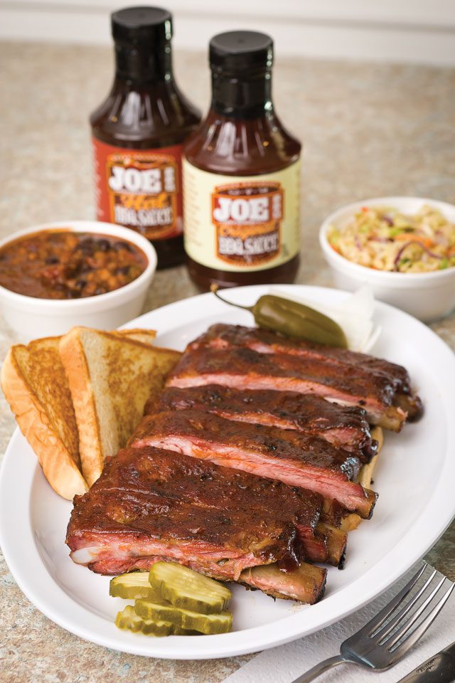 Ribs at Oklahoma Joe's bar-b-que. Photo by Chris Humphrey Photographer.