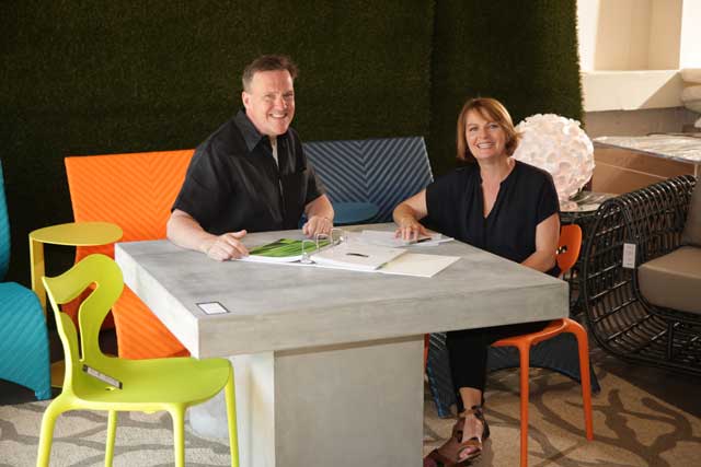 Derek Bennett and Lori Sparkman, owners of Fifteenth and Home, Best Designer Home Furnishings (Tulsa). Photo by Marc Rains.