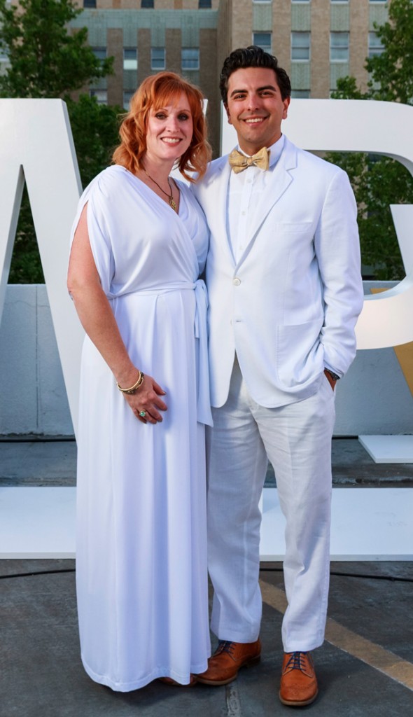 Jenny and Josh Roby, White Party, Family and Children’s Services.