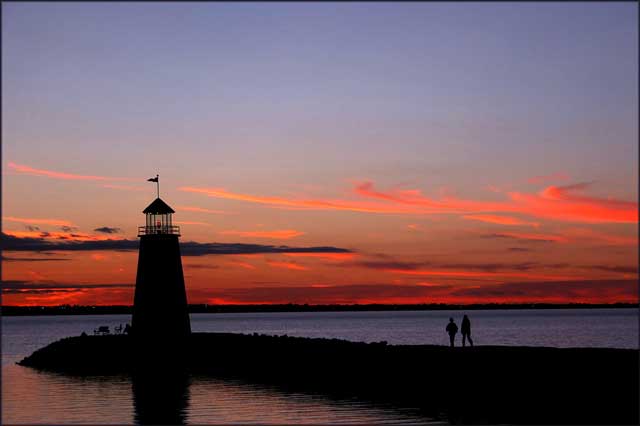 Lake Hefner, Best place to view an oklahoma Sunset (OKC).