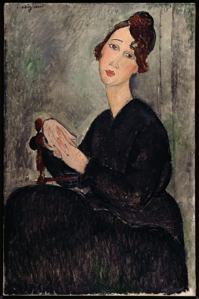 Portrait of Dedie (Odette Hayden) by Amedeo Modigliani, Centre Pompidou, Paris