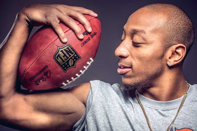 Besides his NFL career, Harris also works with the Chris Harris Jr. Foundation, which is dedicated to helping provide opportunties to children. Photo by Max Ralston