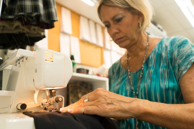 Simple costume undergarments may take Karen Renee only a few hours, but more extravagant ensembles can take as many as 100 hours to complete.