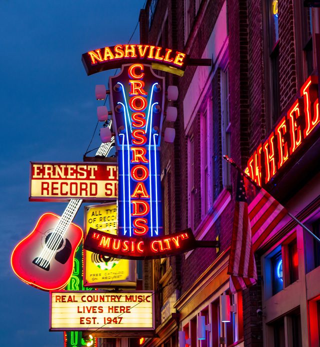 Music Row and the Grand Ole Opry help to define Nashville.
