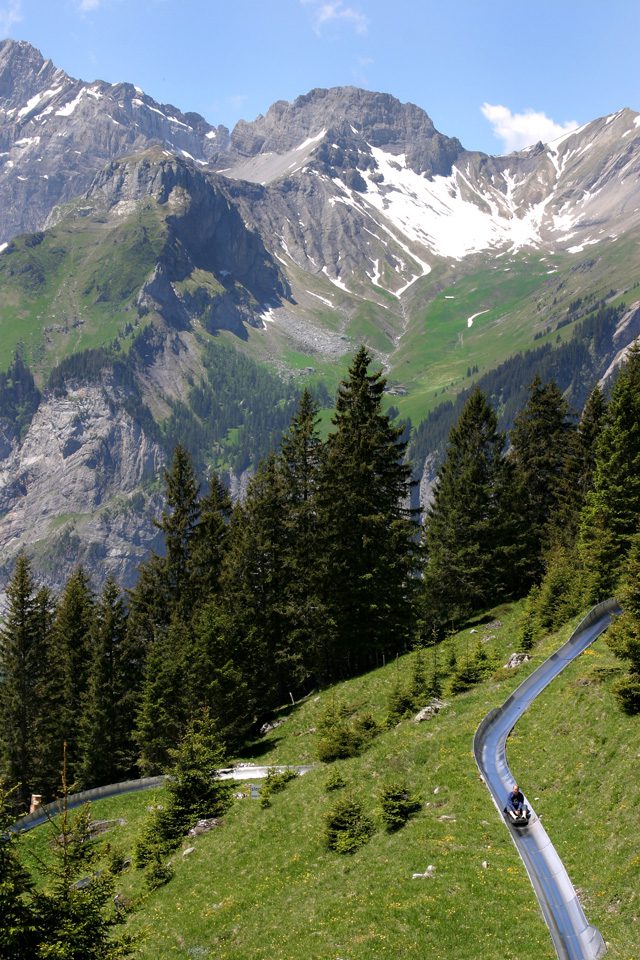 The nearby Swiss Alps feature many natural attractions.