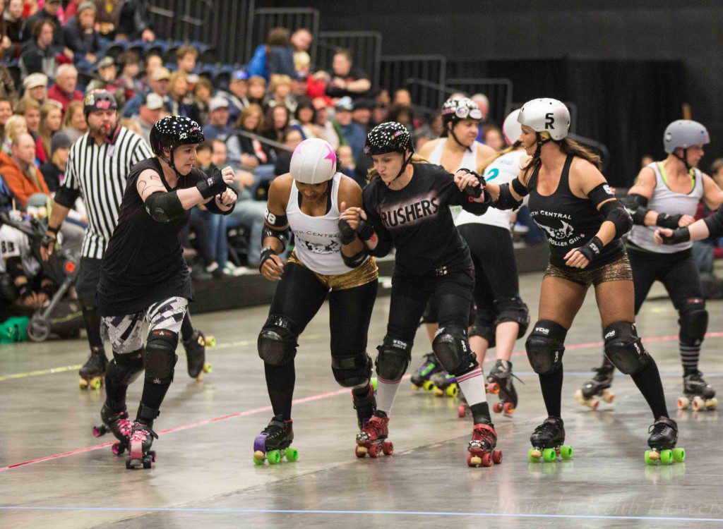 Photo by Keith Flowers courtesy South Central Roller Girls.