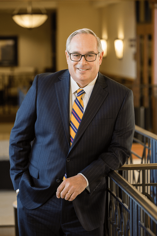 Gerard Clancy became the University of Tulsa’s 20th president in November. Photo by Chris Humphrey Photographer.