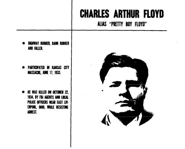 Charles Arthur (Pretty Boy) Floyd Part 1 of 1