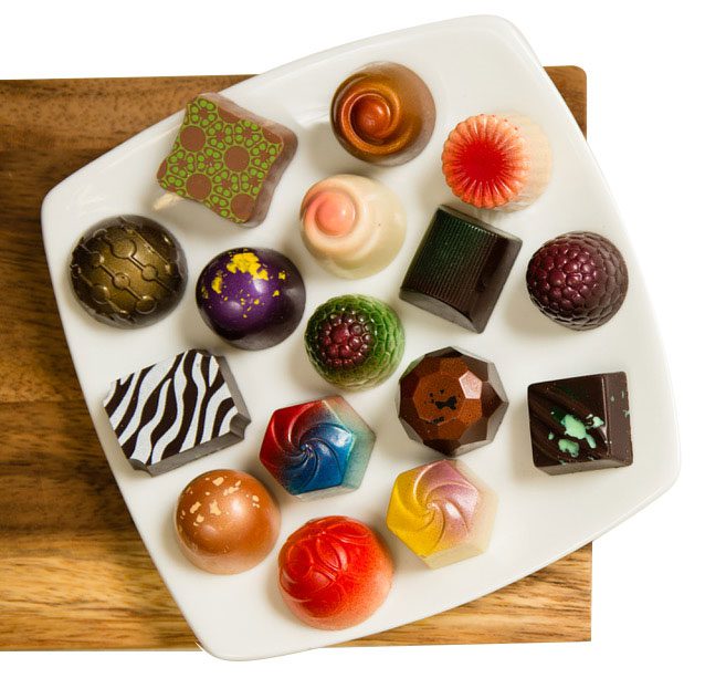 Glacier produces a wide variety of chocolates and truffles. Photo courtesy Glacier Confection.