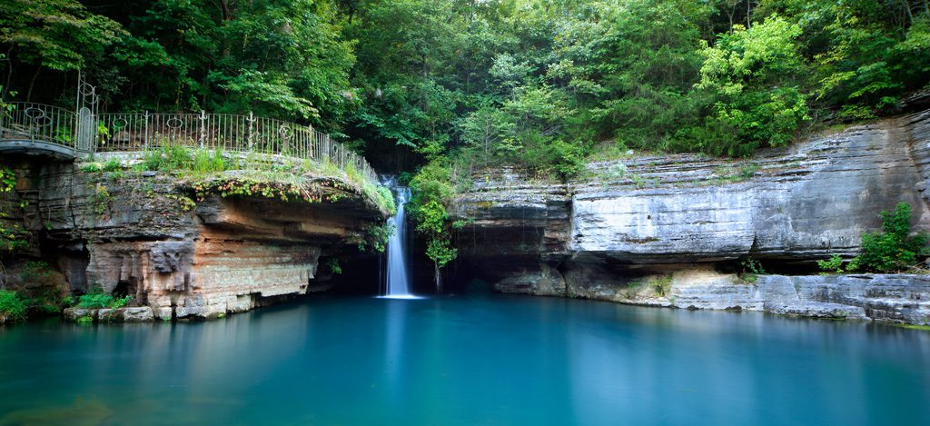 Dogwood canyon has 14 waterfalls.