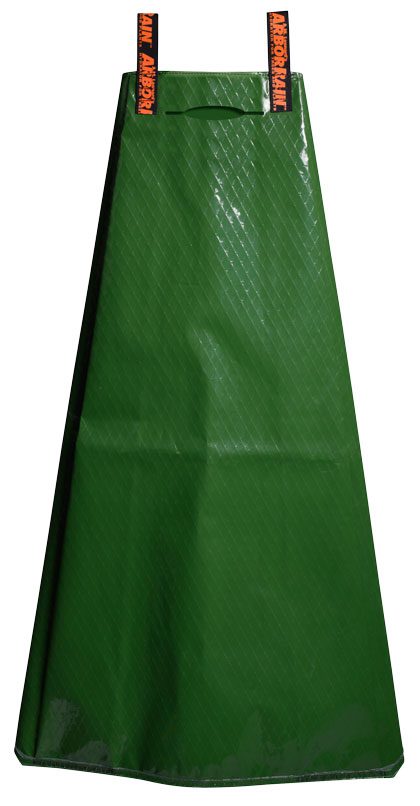 The unique arbor rain tower, essential new trees, holds gallons of water that will drip irrigate A tree over several hours. $24.99.