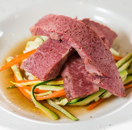 Corned Beef is one of many irish favorites at Paddy’s. Photo by Chris Humphrey Photographer.