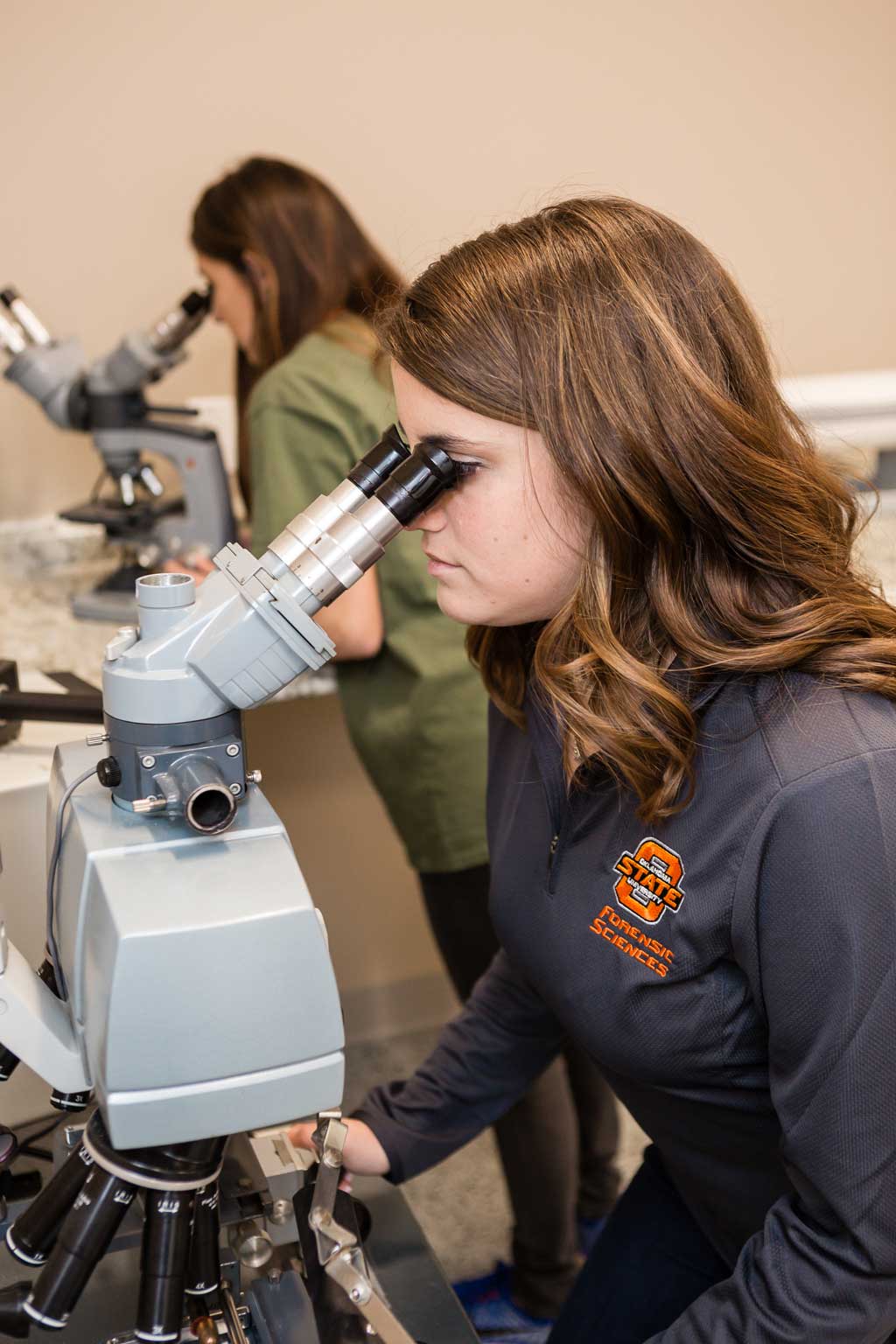 Student Emily Wiesen says the forensics program prepares her not just for field work, but also how to effectively testify in court.