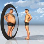 Man sees other self in mirror